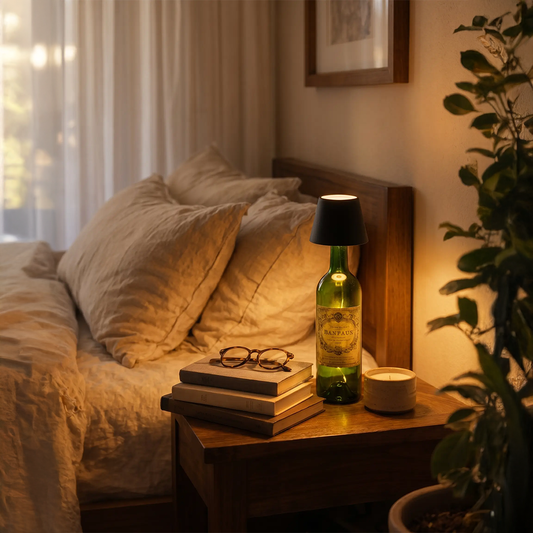 Lampe d'ambiance en bouteille Ambivine