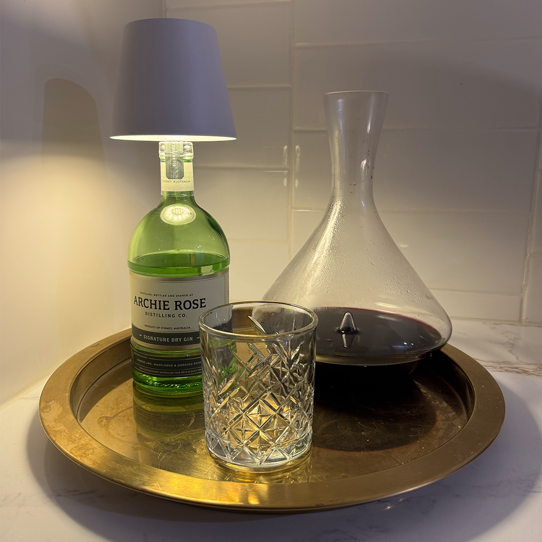 Lampe d'ambiance en bouteille Ambivine
